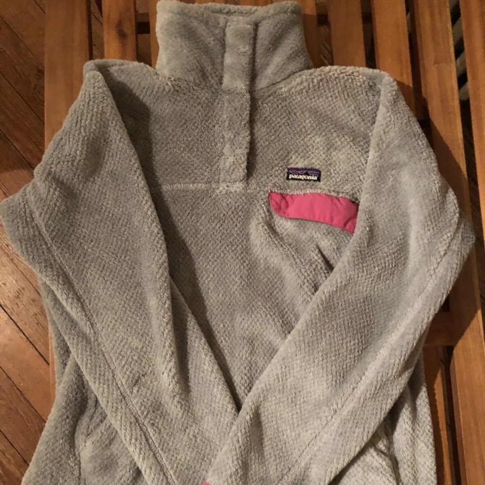 Patagonia grey pink retool
